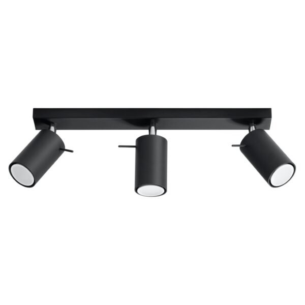 Ceiling Lamp Ring 3 Black Modern Ceiling Lights Great Lighting UK Ltd