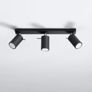 Ceiling Lamp Ring 3 Black Track Lighting Great Lighting UK Ltd