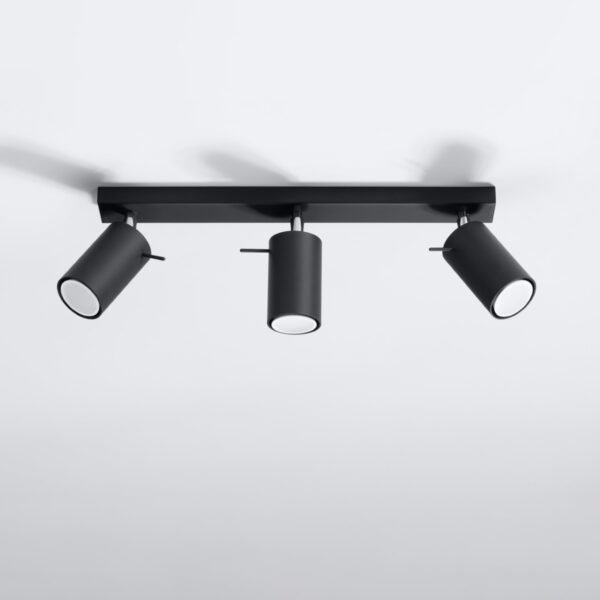Ceiling Lamp Ring 3 Black Modern Ceiling Lights Great Lighting UK Ltd