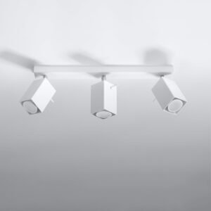 Ceiling Lamp Merida 3 White Track Lighting Great Lighting UK Ltd