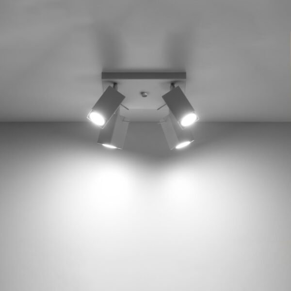 Ceiling Lamp Merida 4 White Cluster Ceiling Lights Great Lighting UK Ltd