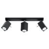 Ceiling Lamp Merida 3 Black Track Lighting Great Lighting UK Ltd