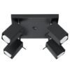 Ceiling Lamp Merida 4 Black Cluster Ceiling Lights Great Lighting UK Ltd