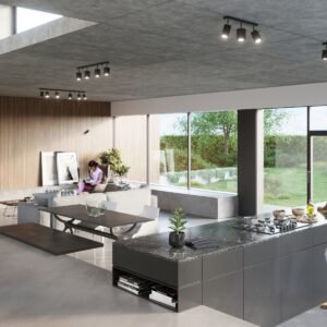 Ceiling Lamp Merida 4 Black Cluster Ceiling Lights Great Lighting UK Ltd