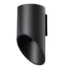 Penne 20cm Wall Light - Black Up & Down Wall Lights Great Lighting UK Ltd