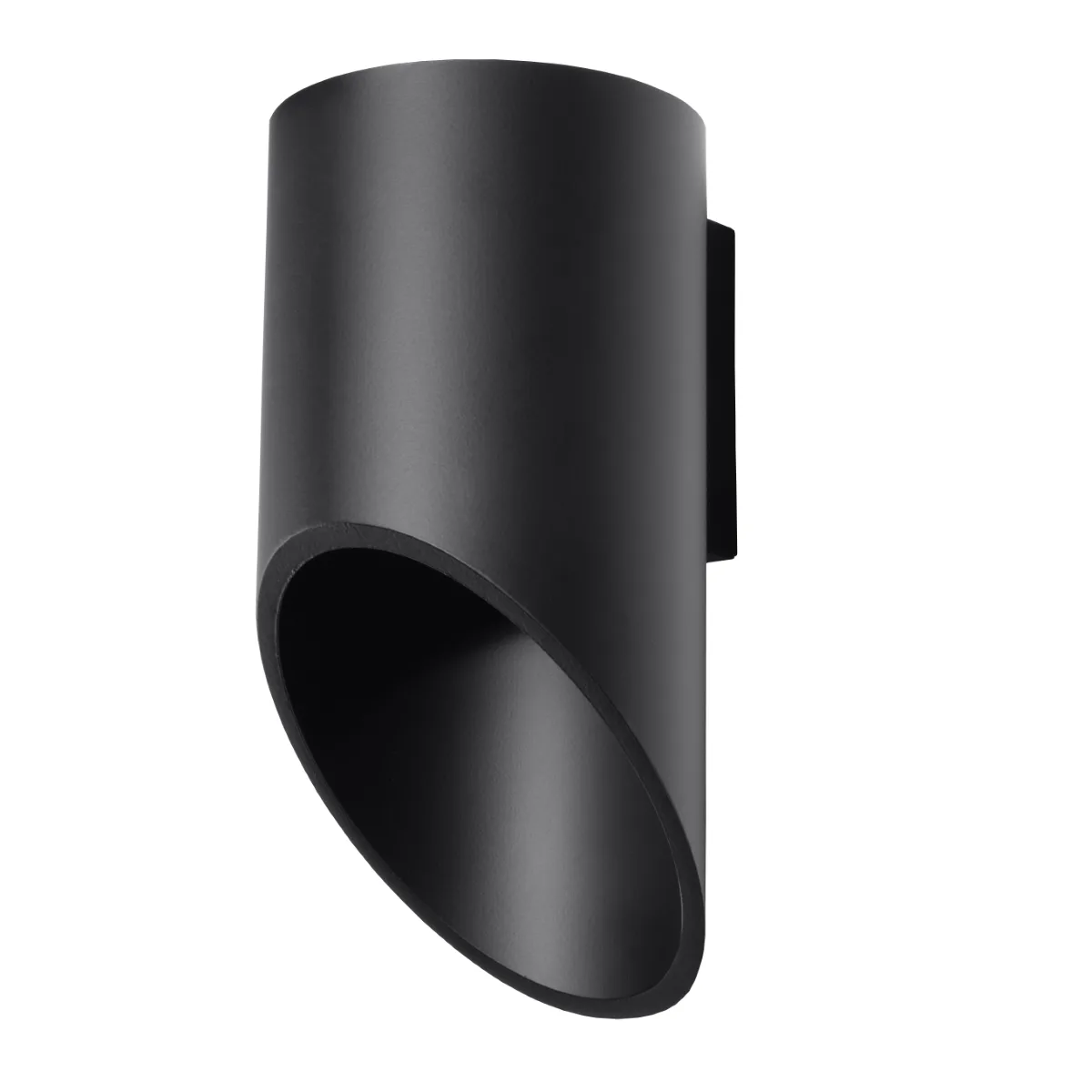 Penne 20cm Wall Light - Black Up & Down Wall Lights Great Lighting UK Ltd