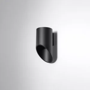 Penne 20cm Wall Light - Black Up & Down Wall Lights Great Lighting UK Ltd