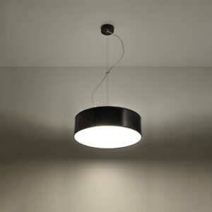 Pendant Lamp Arena 35 Black Shade Pendants Great Lighting UK Ltd