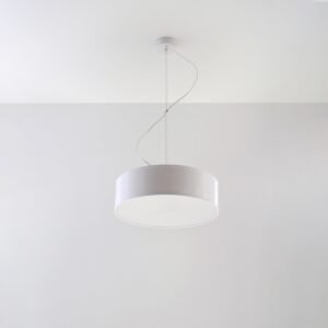 Pendant Lamp Arena 35 White Shade Pendants Great Lighting UK Ltd