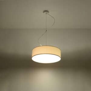 Pendant Lamp Arena 35 White Shade Pendants Great Lighting UK Ltd