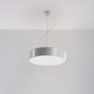 Pendant Lamp Arena 45 Grey Shade Pendants Great Lighting UK Ltd
