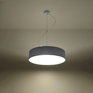Pendant Lamp Arena 45 Grey Shade Pendants Great Lighting UK Ltd