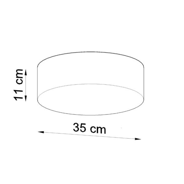 Ceiling Lamp Arena 35 Black Modern Ceiling Lights Great Lighting UK Ltd