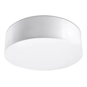 Arena 35cm Round Ceiling Light - White Modern Large Ceiling Lights Great Lighting UK Ltd