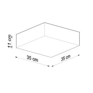 Ceiling Lamp Horus 35 White Large Ceiling Lights Great Lighting UK Ltd
