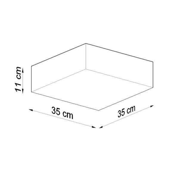 Ceiling Lamp Horus 35 White Modern Ceiling Lights Great Lighting UK Ltd