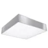 Horus 45cm Square Ceiling Light - Grey Modern Large Ceiling Lights Great Lighting UK Ltd