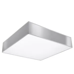 Horus 45cm Square Ceiling Light - Grey Modern Large Ceiling Lights Great Lighting UK Ltd