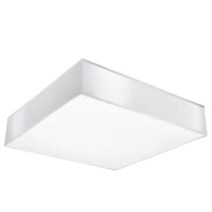Horus 45cm Square Ceiling Light - White Modern Large Ceiling Lights Great Lighting UK Ltd
