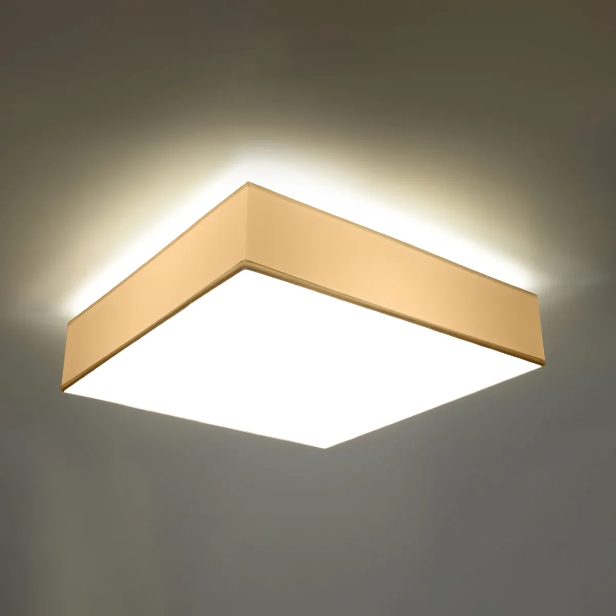 Horus 45cm Square Ceiling Light - White Modern Large Ceiling Lights Great Lighting UK Ltd
