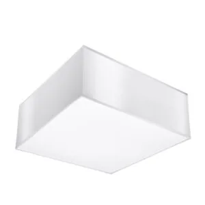 Horus Square Ceiling Light - White Modern Large Ceiling Lights Great Lighting UK Ltd