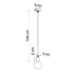 Pendant Lamp Edison Black Modern Single Pendants Great Lighting UK Ltd
