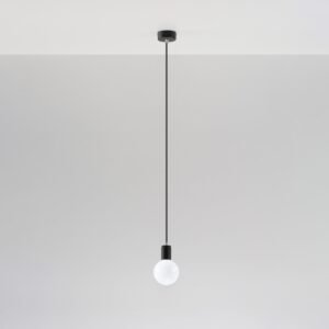 Pendant Lamp Edison Black Modern Single Pendants Great Lighting UK Ltd