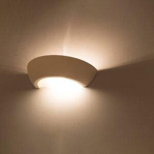 Wall Lamp Ceramic Oskar Box Wall Lights Great Lighting UK Ltd
