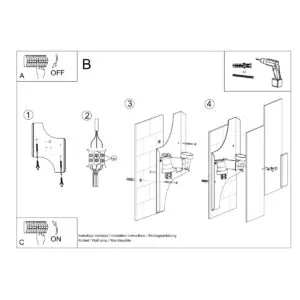 Fabiano Wall Light - White Bedroom Wall Lights Great Lighting UK Ltd