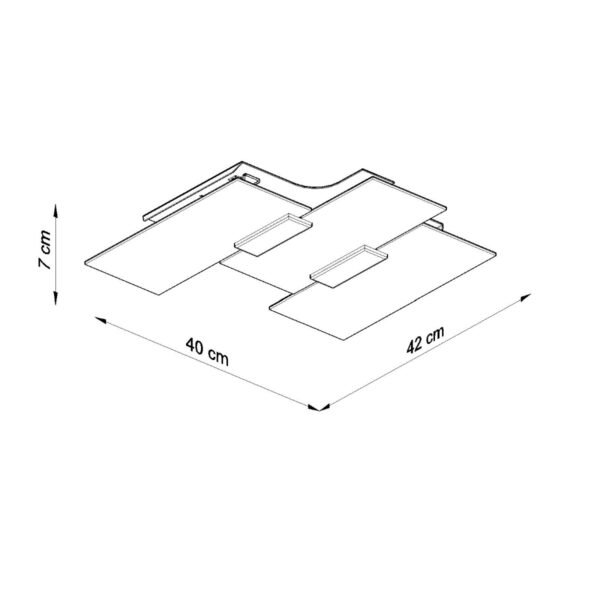 Ceiling Lamp Fabiano Modern Ceiling Lights Great Lighting UK Ltd