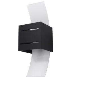 Loreto Wall Light - Black Up & Down Wall Lights Great Lighting UK Ltd