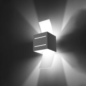 Wall Lamp Loreto White Single Wall Lights Great Lighting UK Ltd