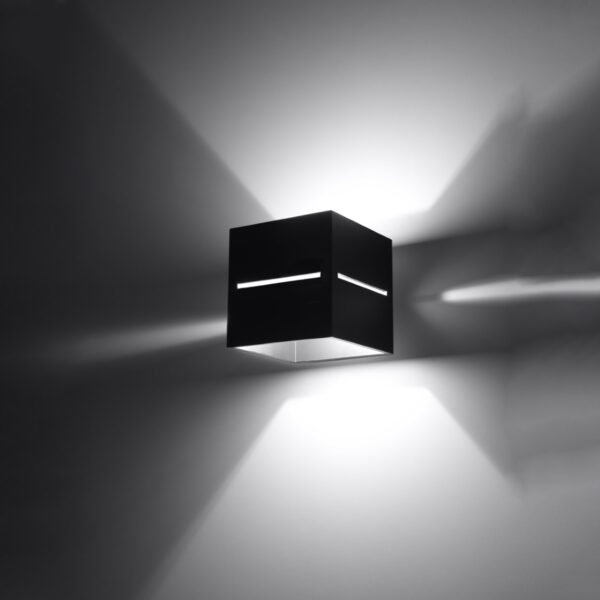 Wall Lamp Lobo Black Modern Indoor Wall Lights Great Lighting UK Ltd