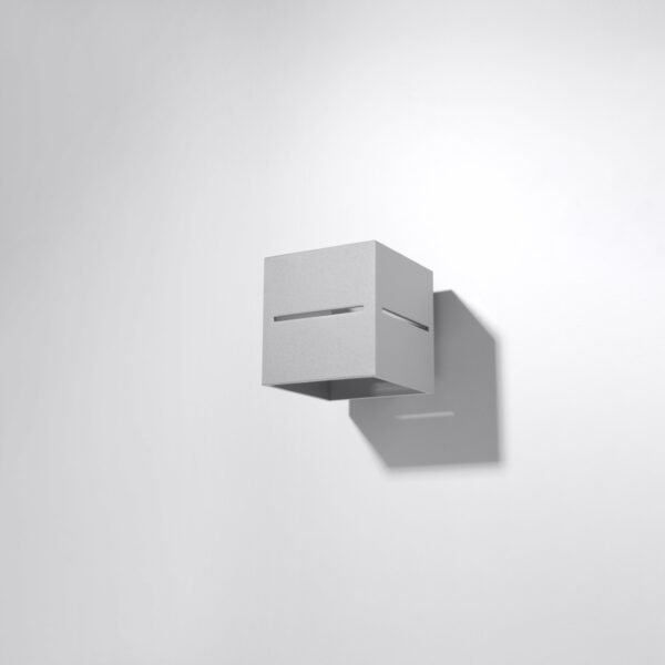 Wall Lamp Lobo Grey Modern Indoor Wall Lights Great Lighting UK Ltd