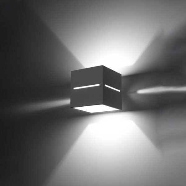 Wall Lamp Lobo Grey Modern Indoor Wall Lights Great Lighting UK Ltd