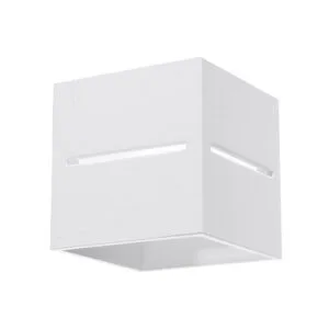 Lobo Wall Light - White Box Wall Lights Great Lighting UK Ltd