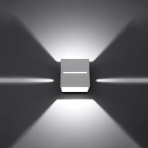Wall Lamp Lobo White Single Wall Lights Great Lighting UK Ltd