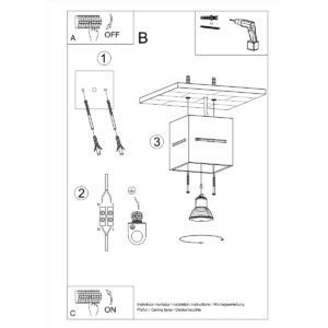 Ceiling Lamp Lobo White Single Ceiling Lights Great Lighting UK Ltd