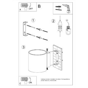 Wall Lamp Vici Single Wall Lights Great Lighting UK Ltd