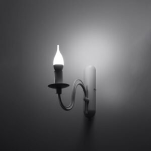 Minerwa Wall Light - White Globe and Glass Wall Lights Great Lighting UK Ltd