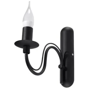 Minerwa Wall Light - Black Black Wall Lights Great Lighting UK Ltd