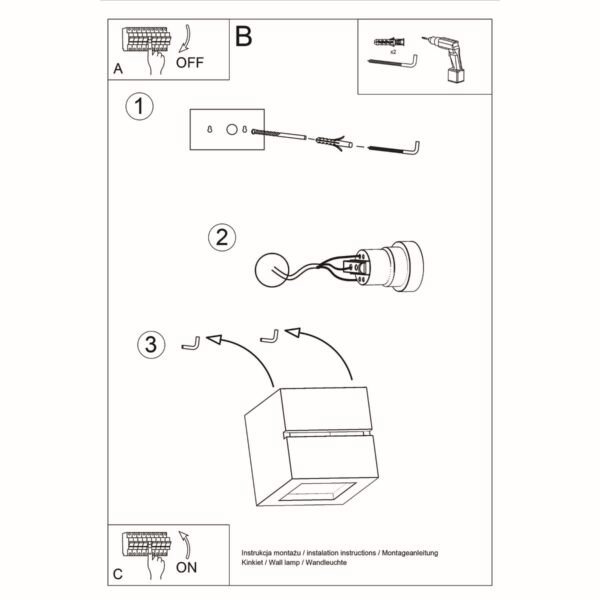 Wall Lamp Ceramic Leo Line Modern Indoor Wall Lights Great Lighting UK Ltd