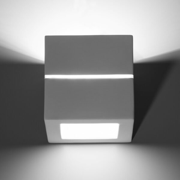 Wall Lamp Ceramic Leo Line Modern Indoor Wall Lights Great Lighting UK Ltd