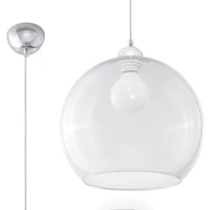 Ball Pendant - Transparent Glass and Globe Lights Great Lighting UK Ltd