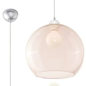 Ball Pendant Light - Champagne Coloured Pendant Lights Great Lighting UK Ltd