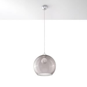 Pendant Lamp Ball Graphite Modern Single Pendants Great Lighting UK Ltd