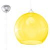 Pendant Lamp Ball Yellow Modern Single Pendants Great Lighting UK Ltd