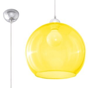 Pendant Lamp Ball Yellow