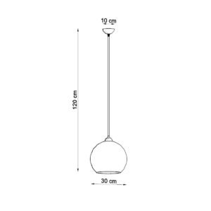 Pendant Lamp Ball Red Modern Single Pendants Great Lighting UK Ltd