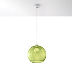 Pendant Lamp Ball Green Modern Single Pendants Great Lighting UK Ltd